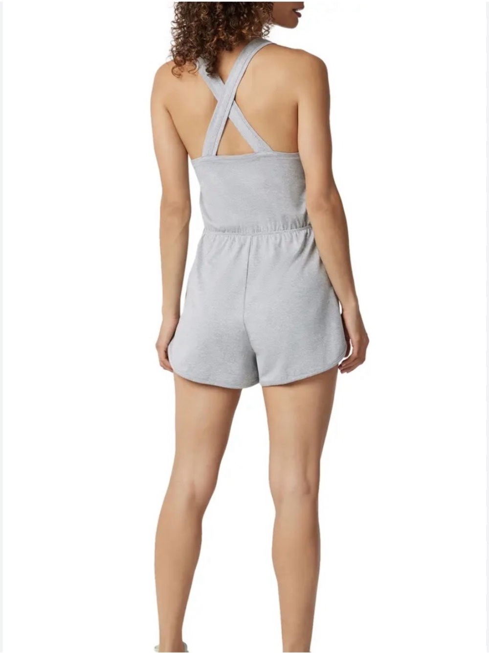 Vuori Halo Retro Romper in Gray. - Picture 2 of 11